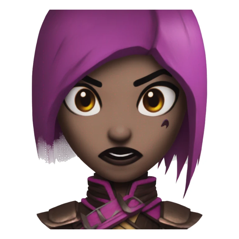 Scared Mileena Mortal Kombat X sticker