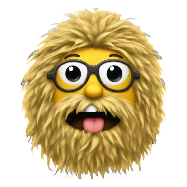 hairy school bus sticker