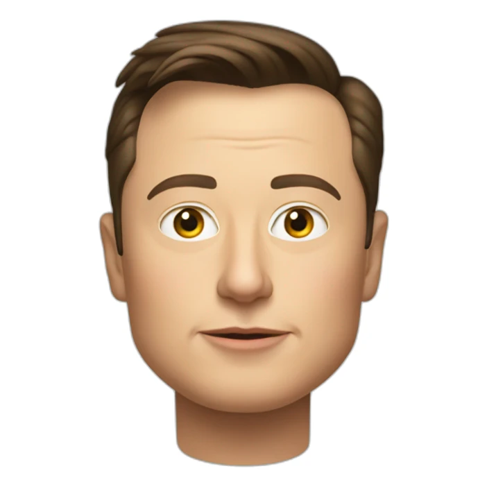 Elon Musk but duck sticker