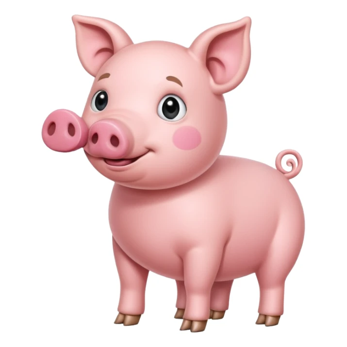 Pig full body sticker