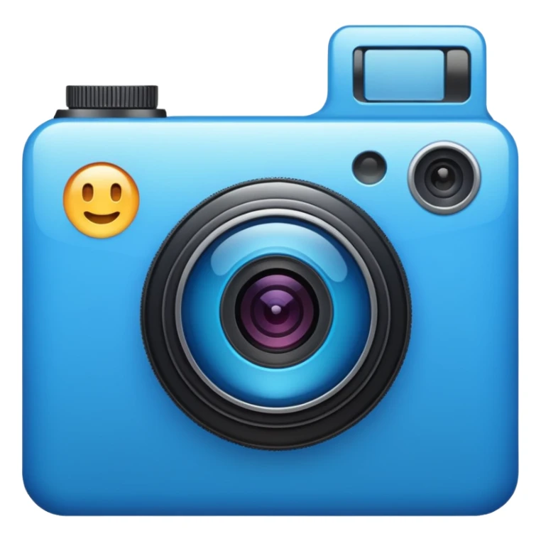 blue file camera sticker