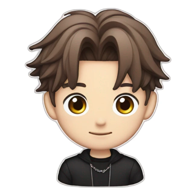 lee know from kpop group stray kids  sticker