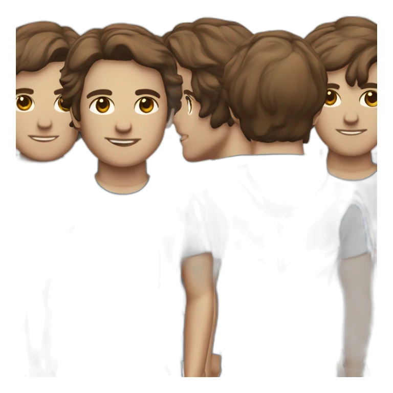 retro 70s blue and red gym clothes for a modern white uni male student sticker