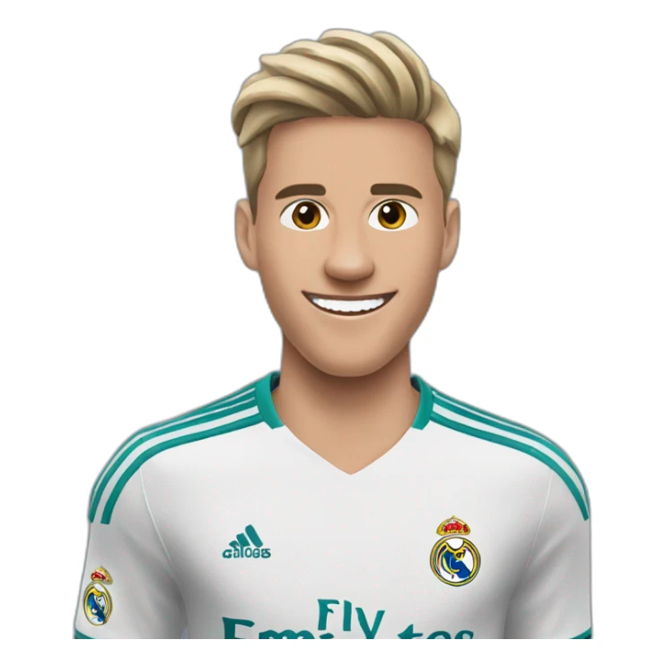 Jude Bellingham cellebrating a goal real madrid sticker