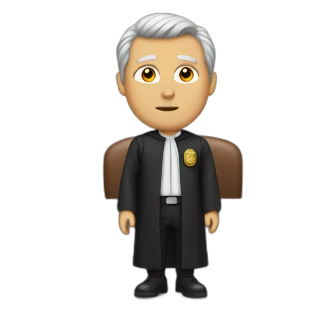 judge of law sticker