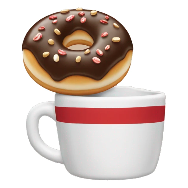 “Tim Hortons store with a red and white color scheme, featuring the classic Tim Hortons logo, a warm and welcoming design that represents a popular coffee and donut shop.” sticker