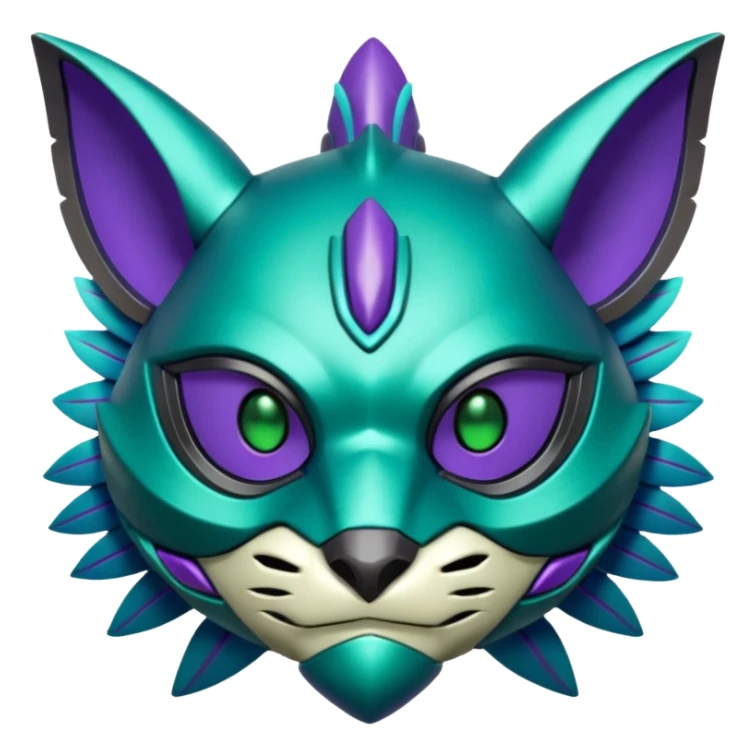  exotic tropical cyber-Sleuth-Loyd-Garmaddon-Litten-Linoone-Noibat-Fakémon-Pokémon-Vernid-creature sticker