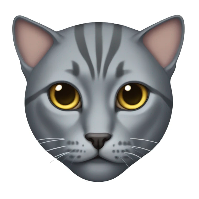 Grey cat of the Donian Sphinx sticker