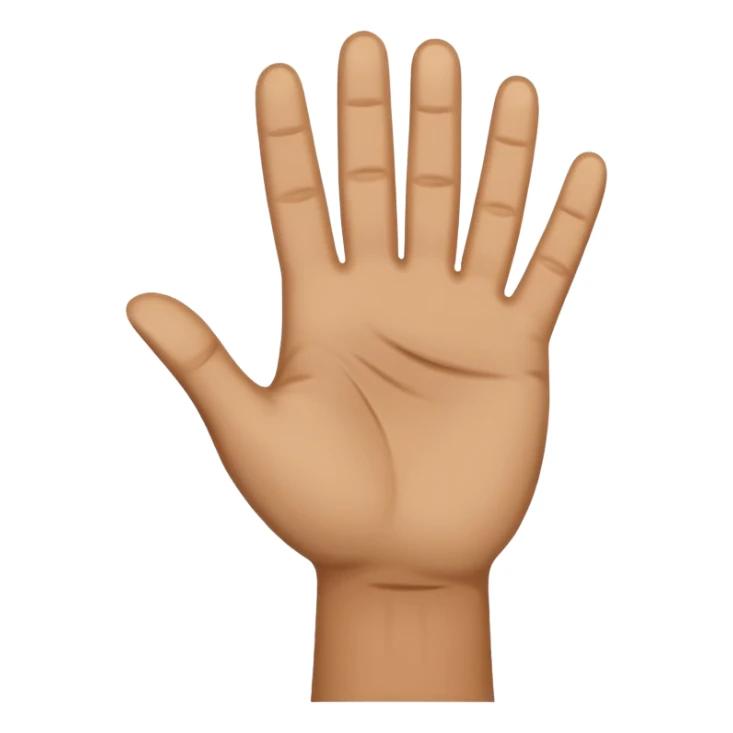 🫶🏾, i want this emoji with a white hand sticker
