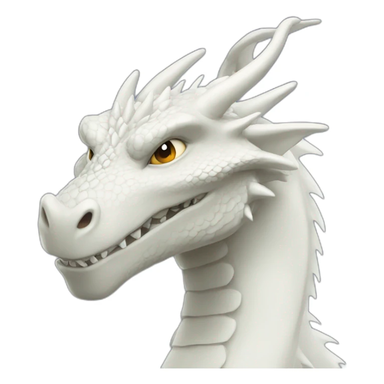 dragon blanc for discord sticker