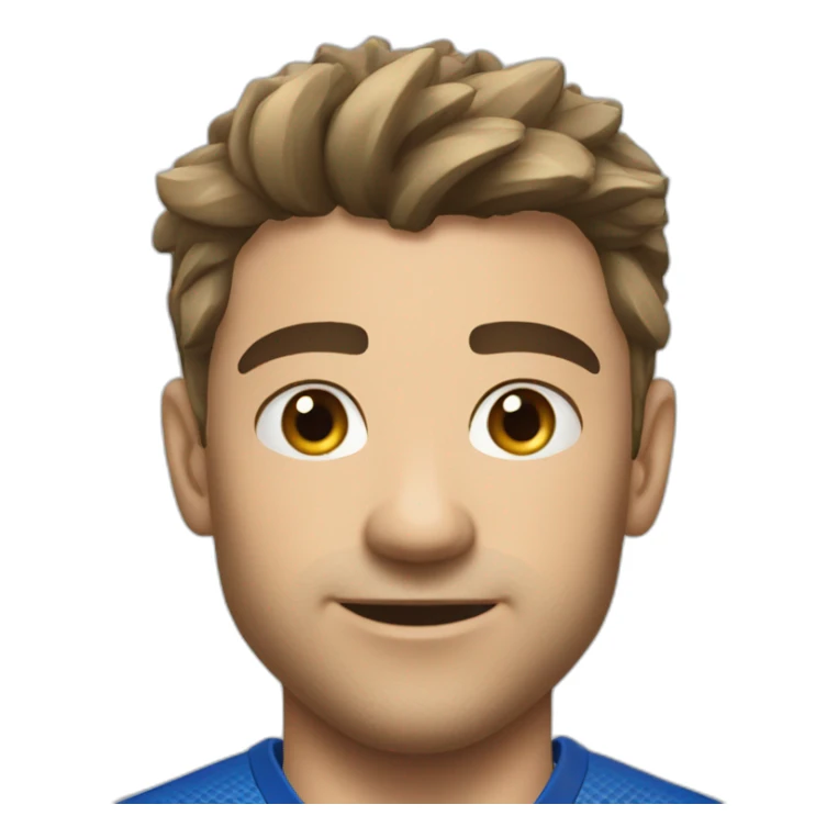 Antoine Dupont playing rugby sticker