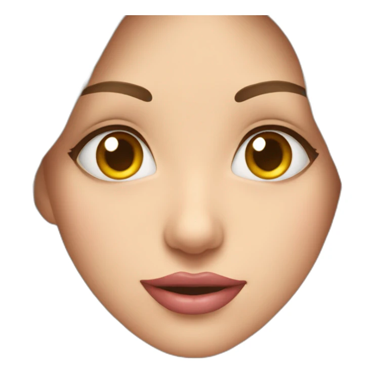 Emoji avec des coeurs dans les yeux sticker