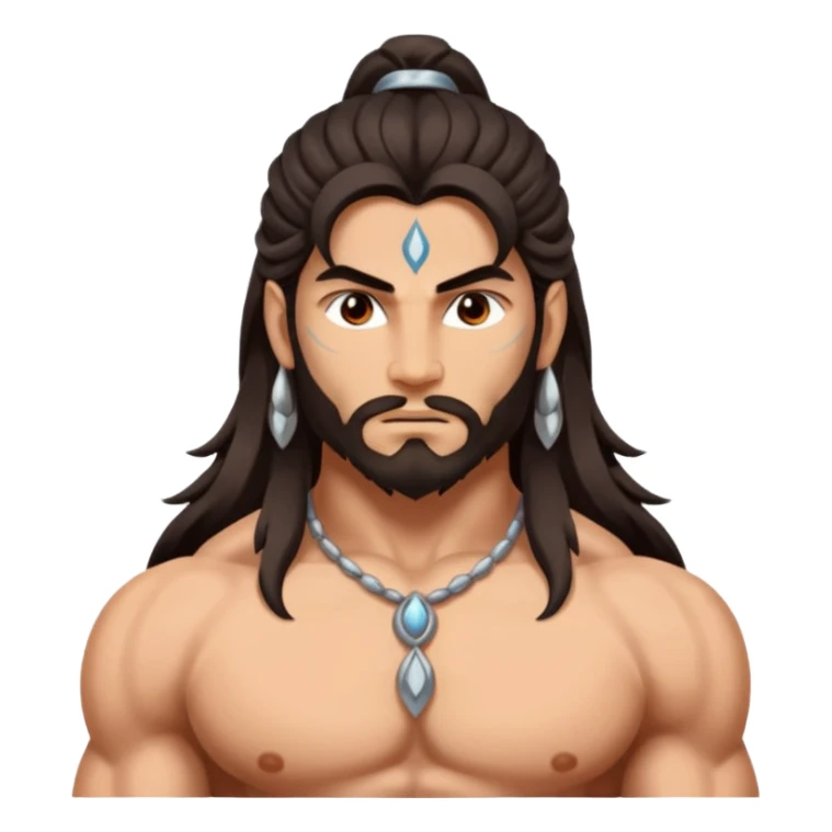 Mahadev real god  shiv not like cartoon  sticker