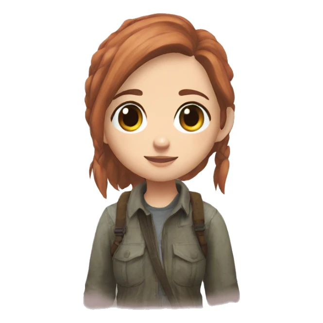 Ellie the last of us Little bit dezoom sticker