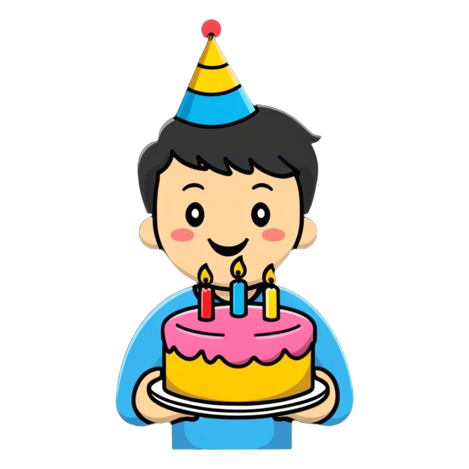 Happy birthday  sticker
