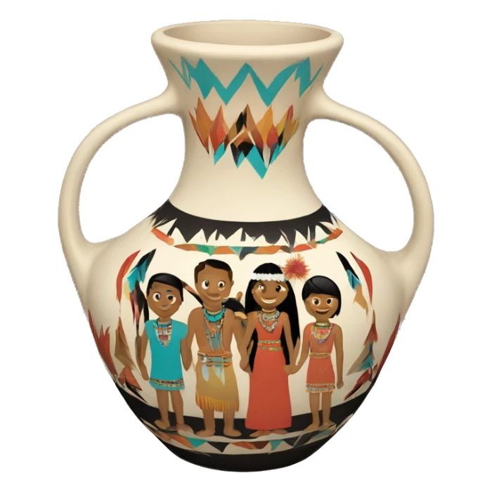 Navajo wedding vase  sticker