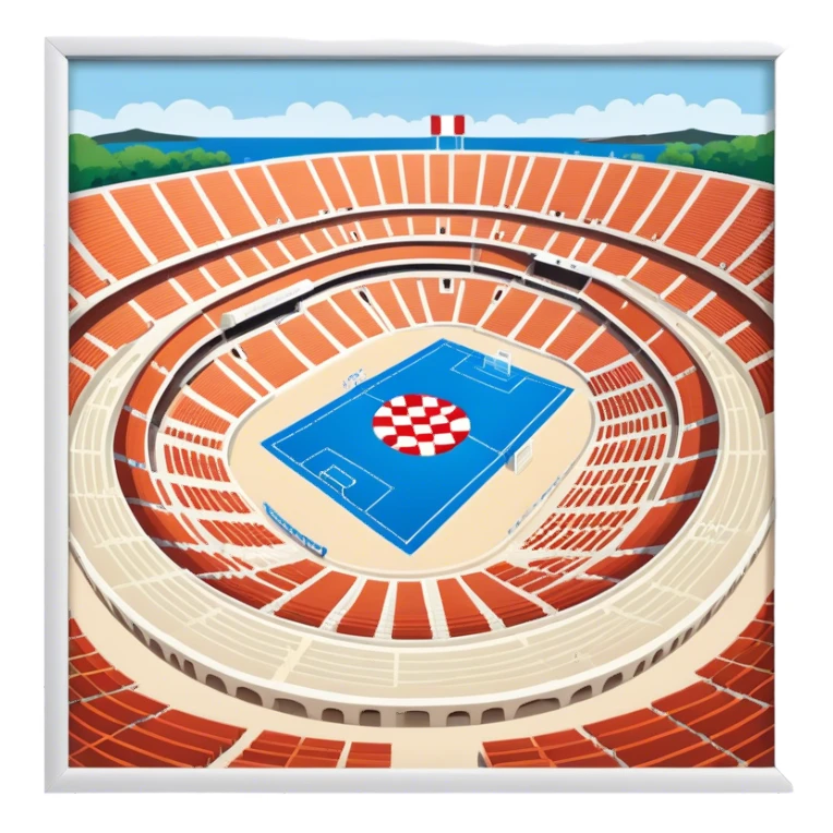 Cinematic Realistic Pula Arena, Croatia emoji sticker