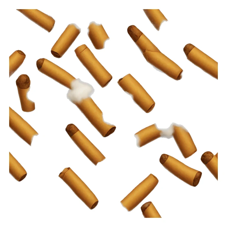 a bag of flour smokes a cigar sticker