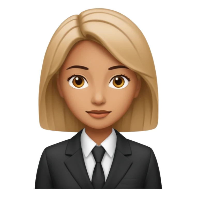 female boss in suit sticker