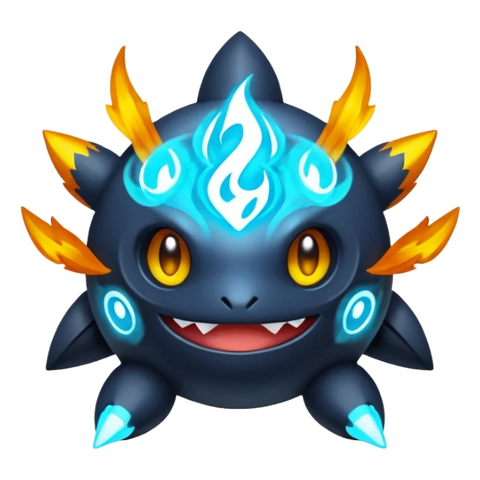 Elemental Dark-type-Electric-type natural Pokémon-Fakémon-item sticker