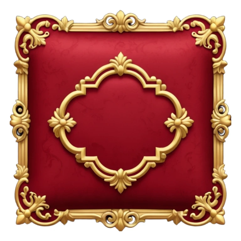 Old money vibe in dark red color sticker