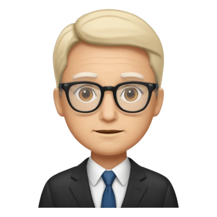 Personn in suits wearing glasses sticker