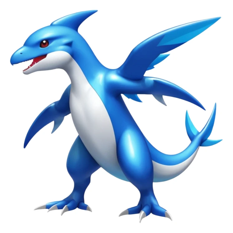 Shiny Koraidon-Latios-Fakémon-hybrid-creature (full body)  sticker
