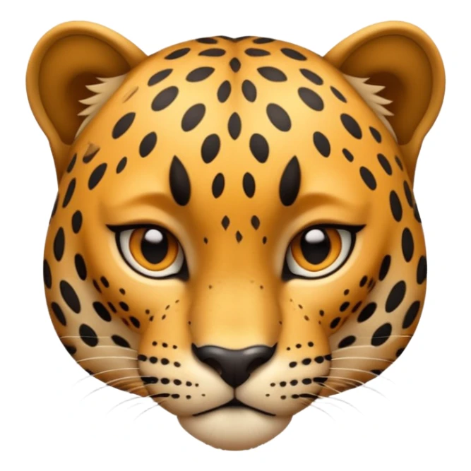 Hot leopard sticker