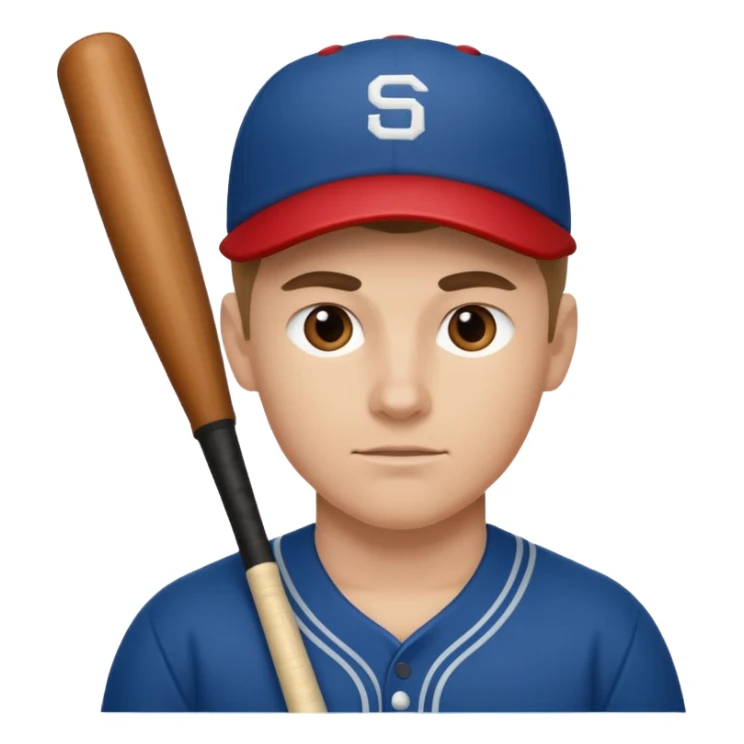 beisbolista haciendo ejercicios   sticker