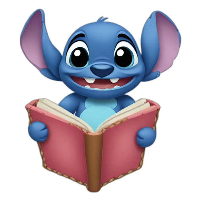 Stitch Disney faisant un coeur sticker
