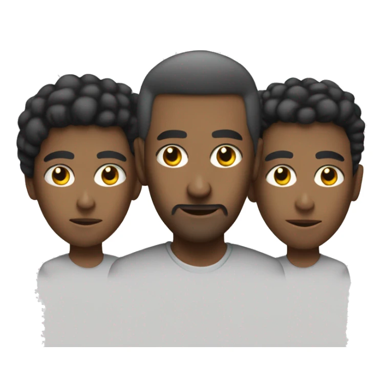 tag team of 3 European people sticker