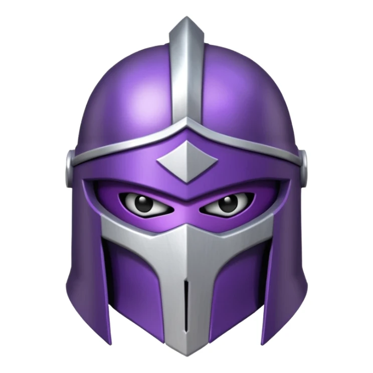master shredder's helmet from teenage mutant ninja turtles sticker