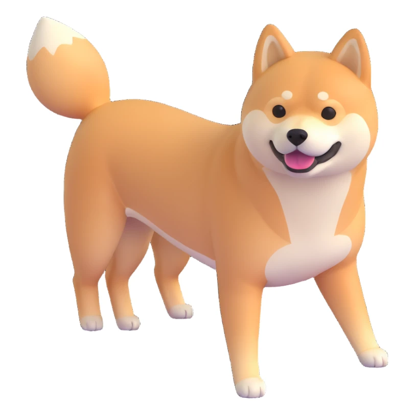 shiba inu, fitness sticker