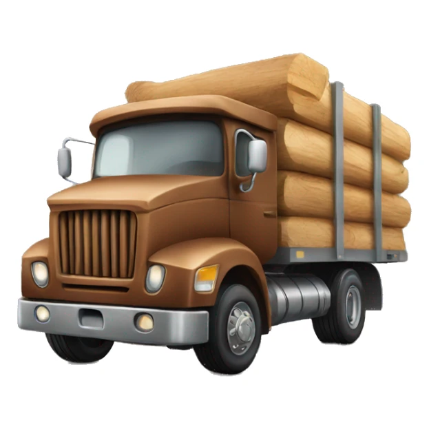 wood truck sticker
