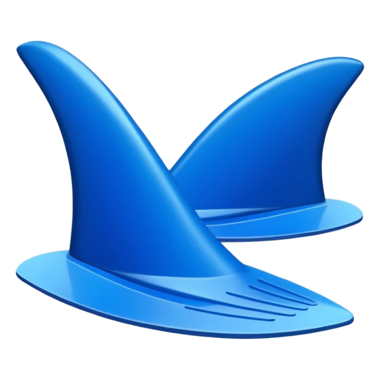 diver fullfoot fins sticker