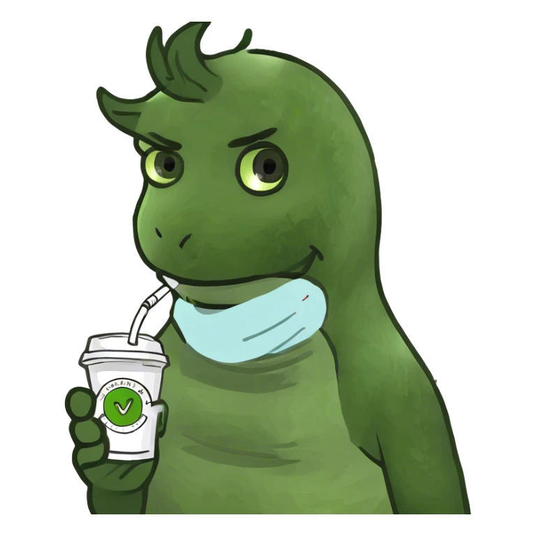 Enfermera con pelo largo cafe y una inyeccion sticker