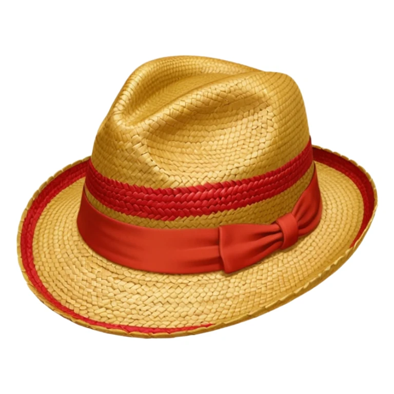 Sombrero de paja de la serie one piece sticker