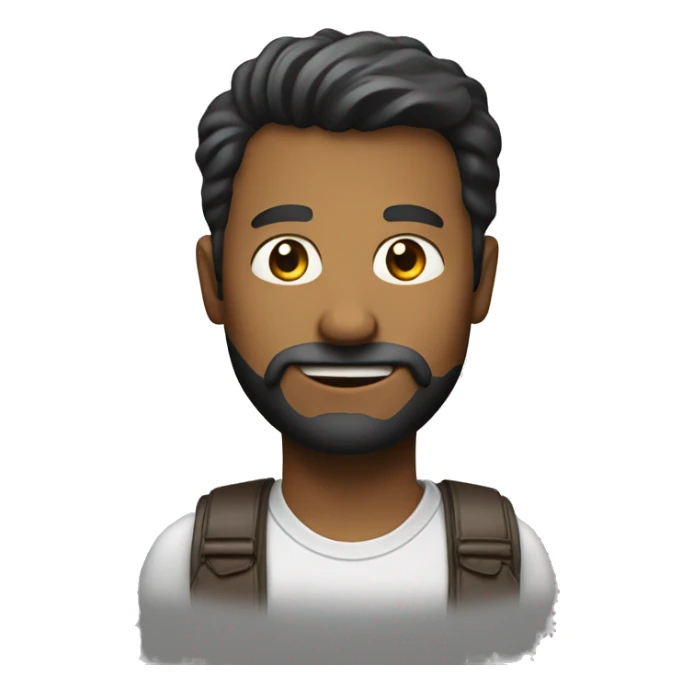 L'homme avec un appareil photo sticker