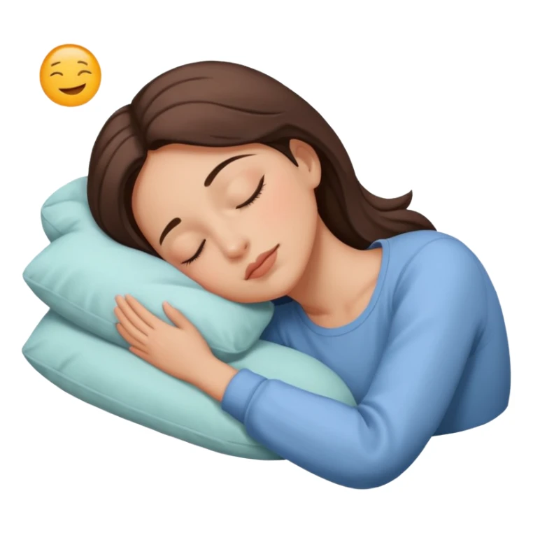 Emotionally deep, intuitive, sometimes escapist — but the best person to cry, create, and dream with. woman sleeping and dreaming  sticker