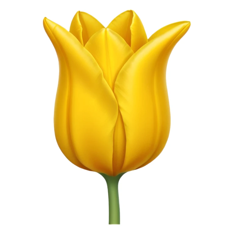 Emoji de tulipán amarillo sticker