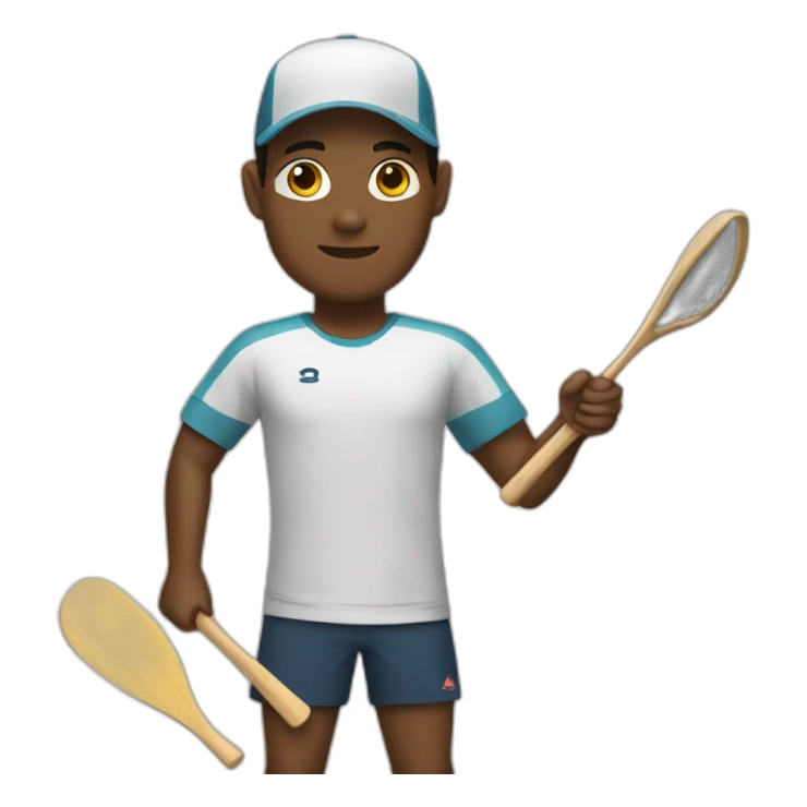 paddle player sticker