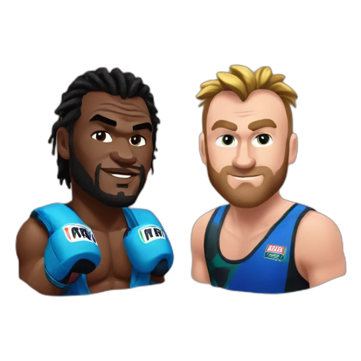 Francis ngannou qui met ko tyson fury sticker