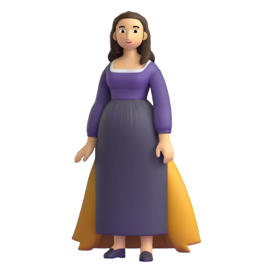 Full body Mona Lisa painting sticker