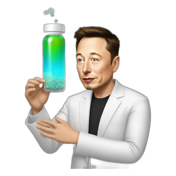 elon musk doing drugs, for educational purposes only, inclusiveness and positive, LGTBQ+ sticker