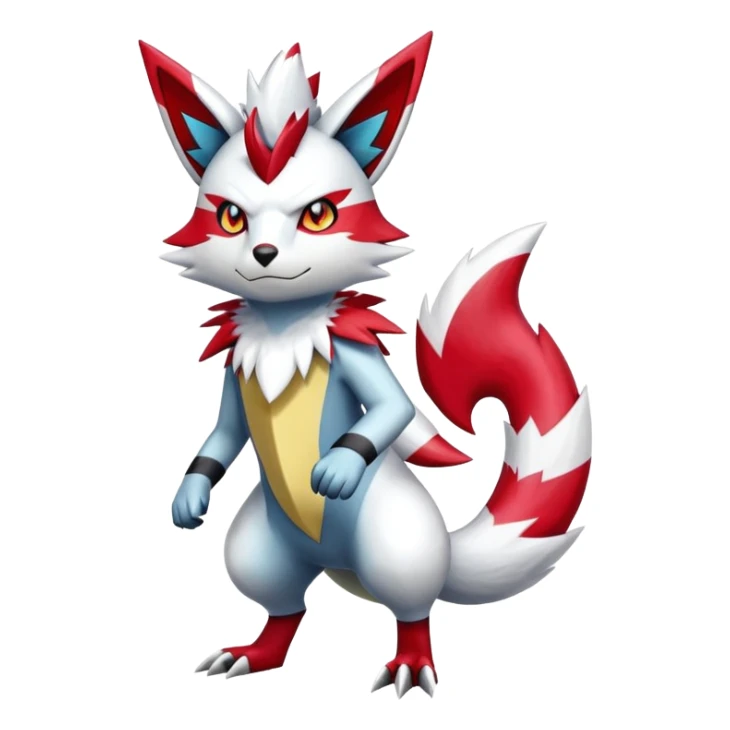 Shiny Zeraora-Zangoose-Hybrid (Full body) sticker