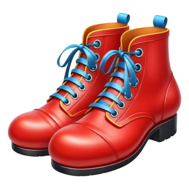 pair of clown shoes sticker