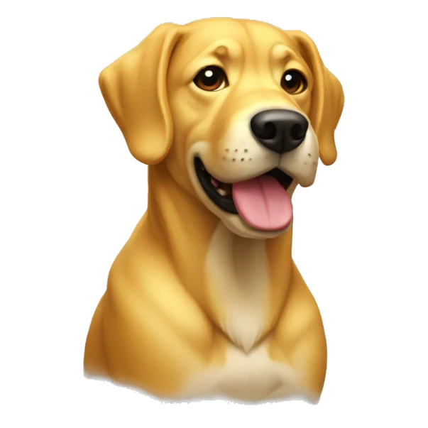 The Golden Dog of The TON Blockchain.  sticker