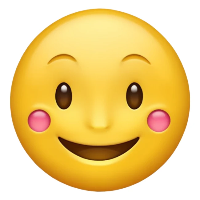 small friendly clear emoji with the text 'OK' for a Discord bot sticker