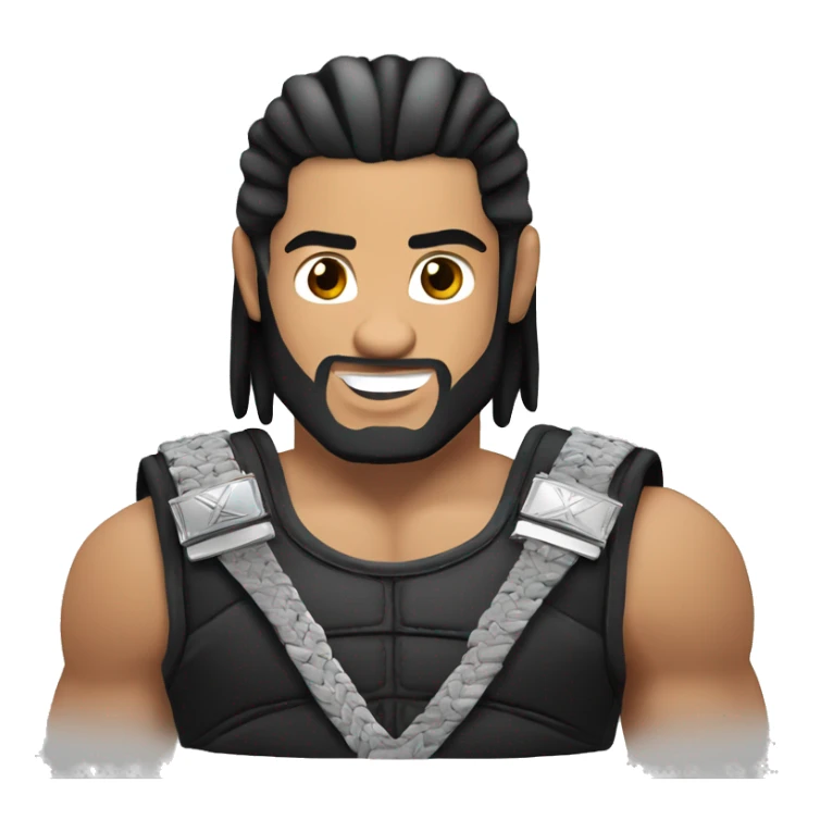 Roman reigns with WWE belt sticker