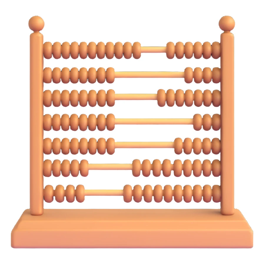 ancient abacus sticker